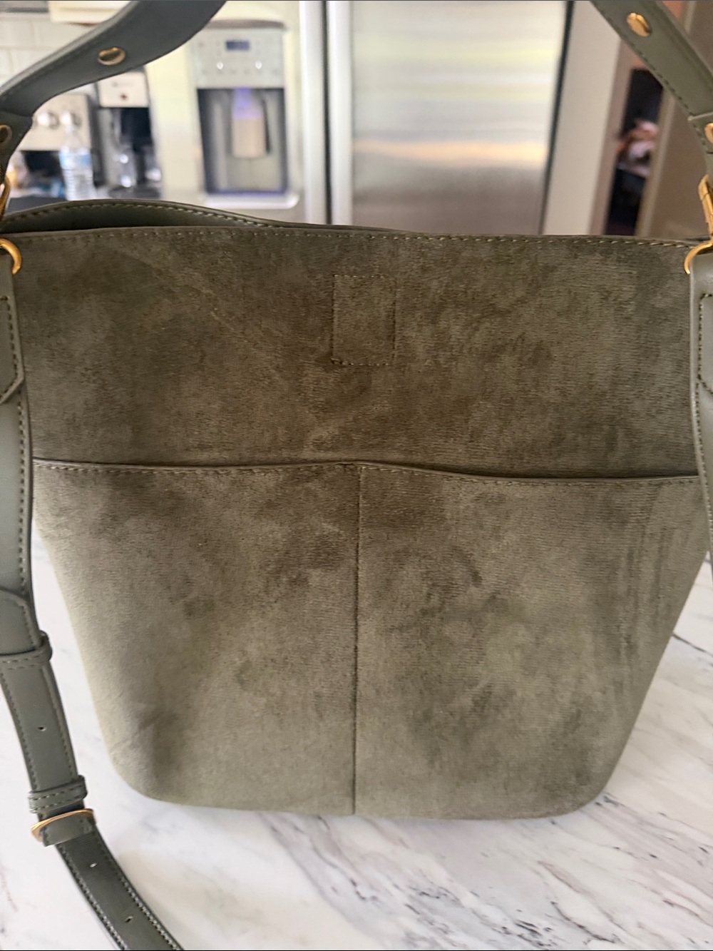 House of Harlow olive green bag - Picture 3 of 6
